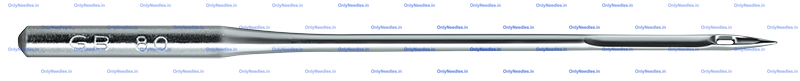 Needle — rear view