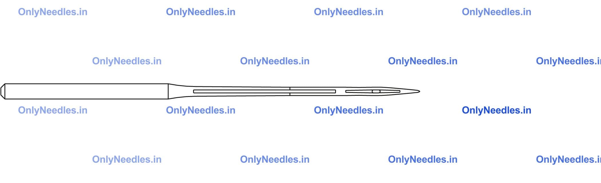 Needle — rear view