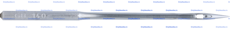 Needle — rear view