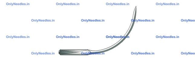 Needle — rear view
