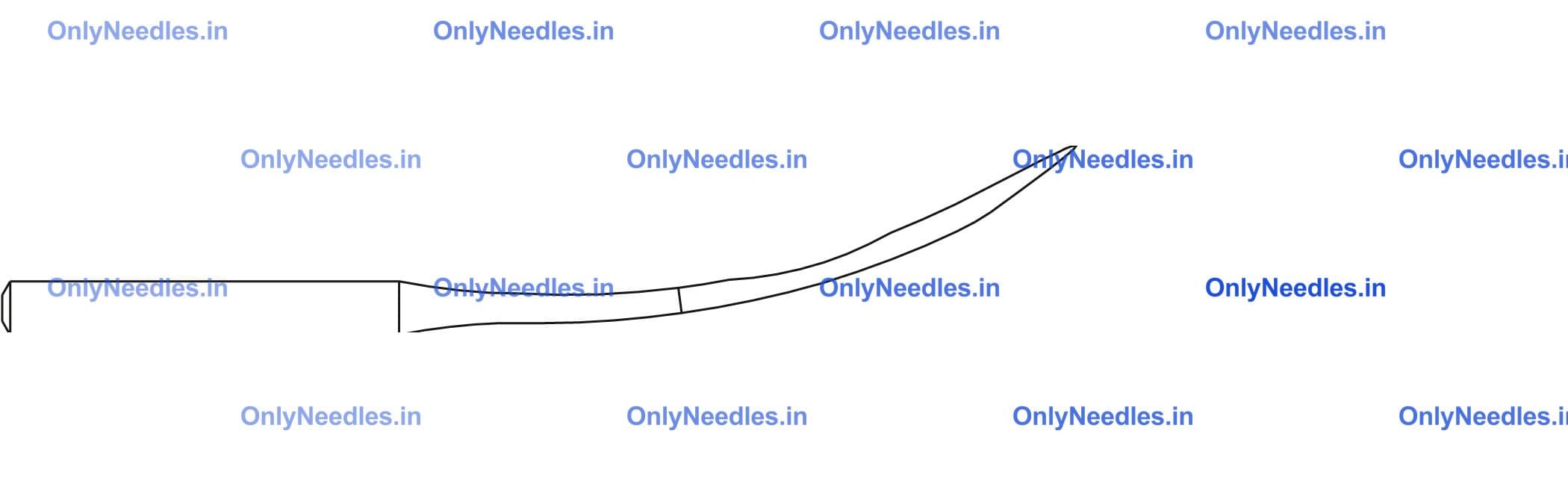 Needle — side view