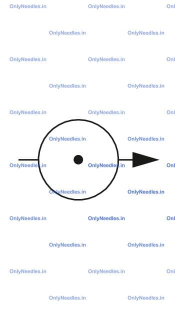 Needle — rear view