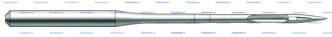 Needle — rear view