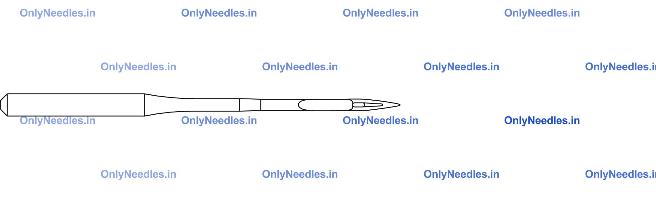 Needle — rear view