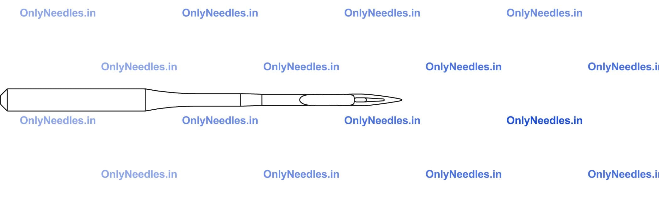 Needle — rear view