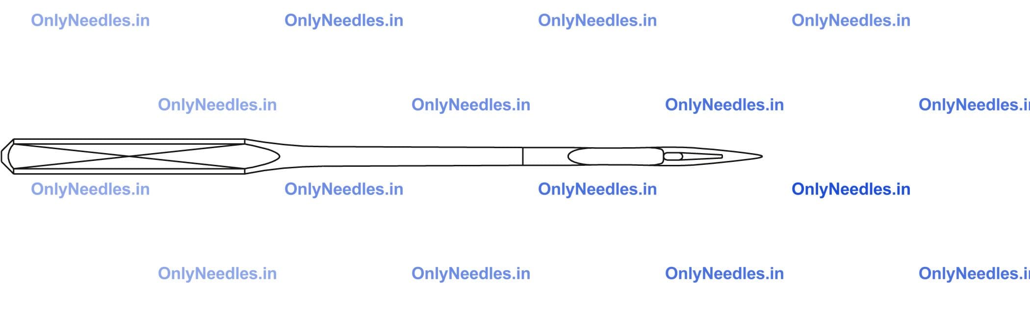 Needle — rear view