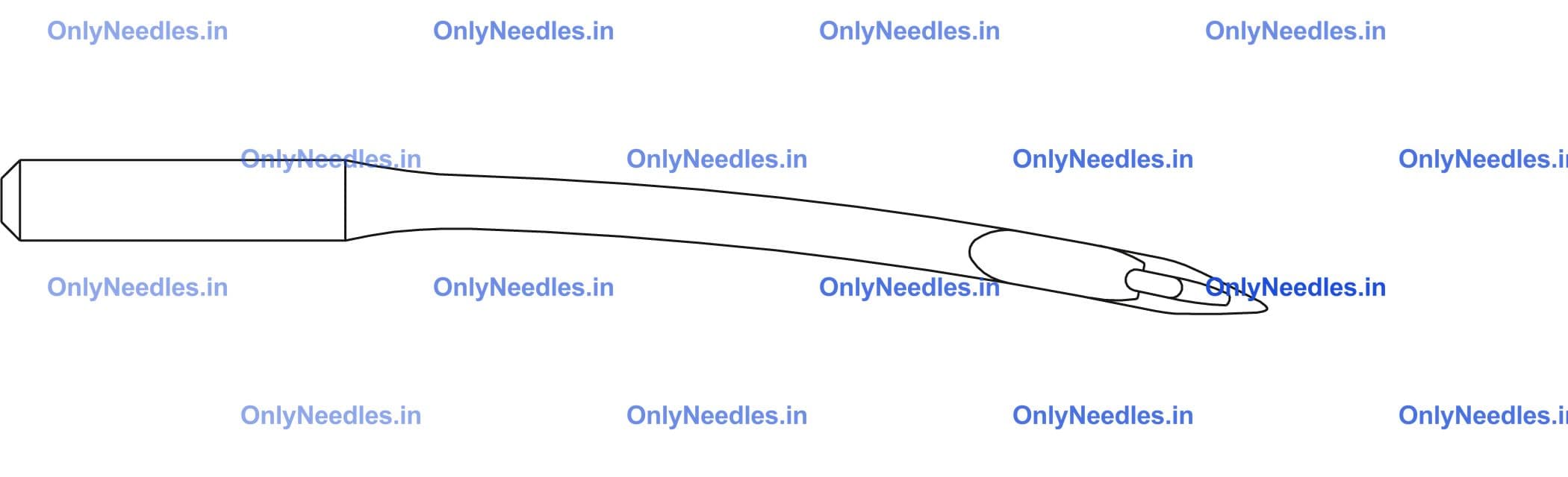 Needle — front view