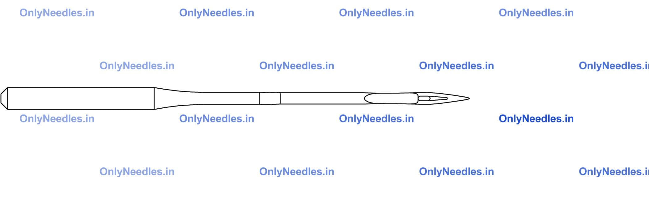 Needle — rear view