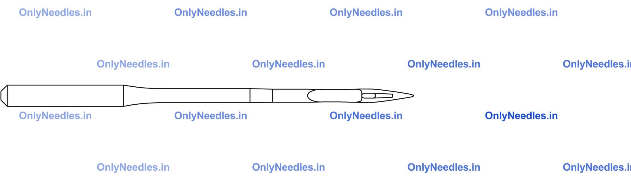 Needle — rear view