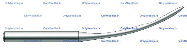 Needle — rear view