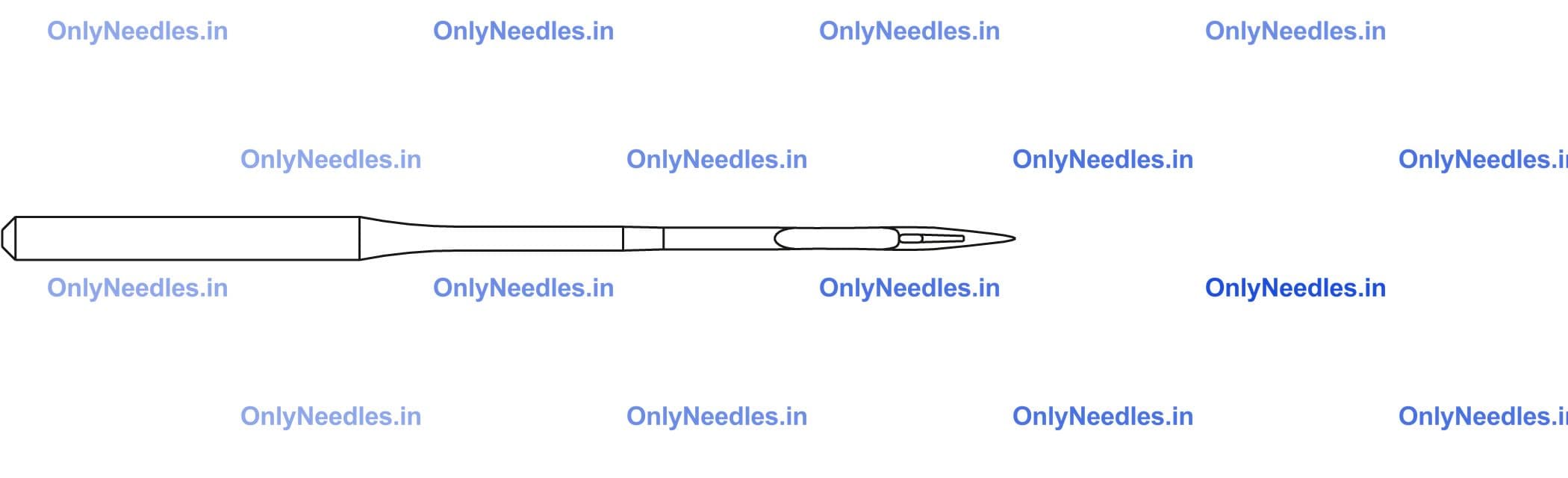 Needle — rear view