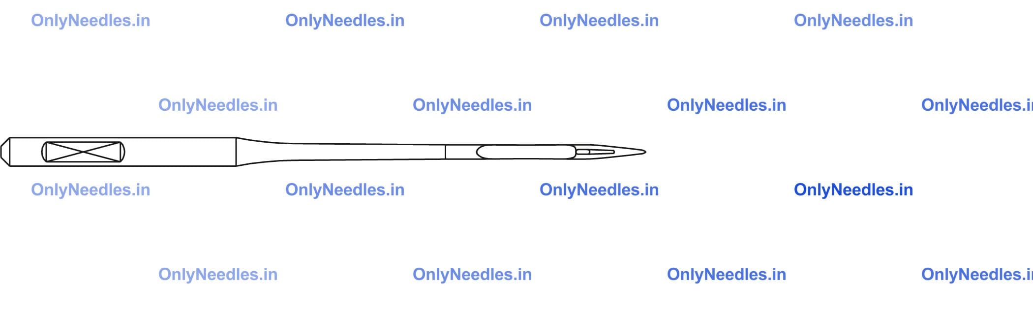 Needle — rear view