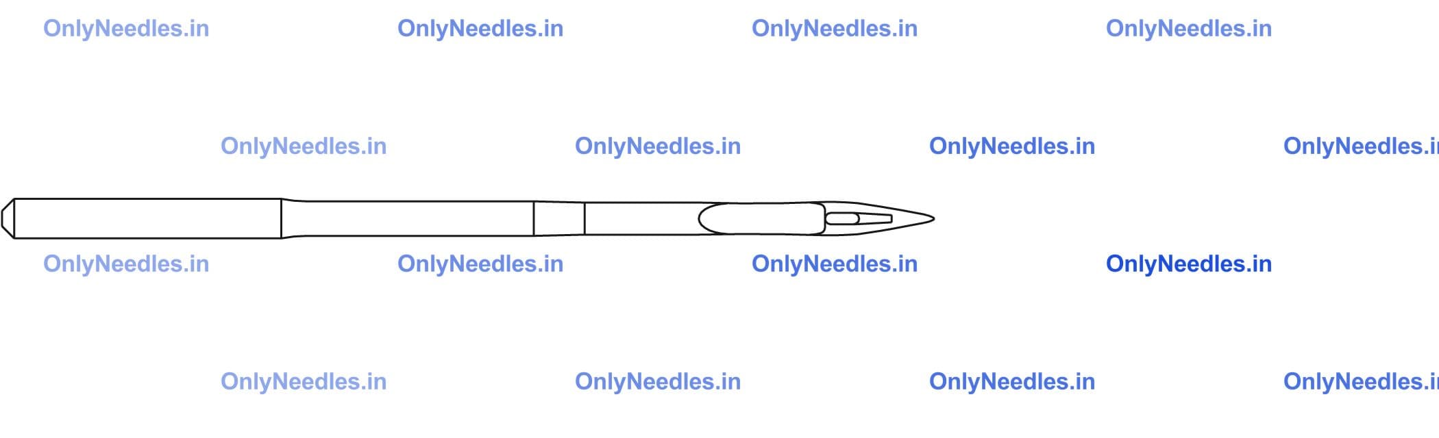Needle — rear view