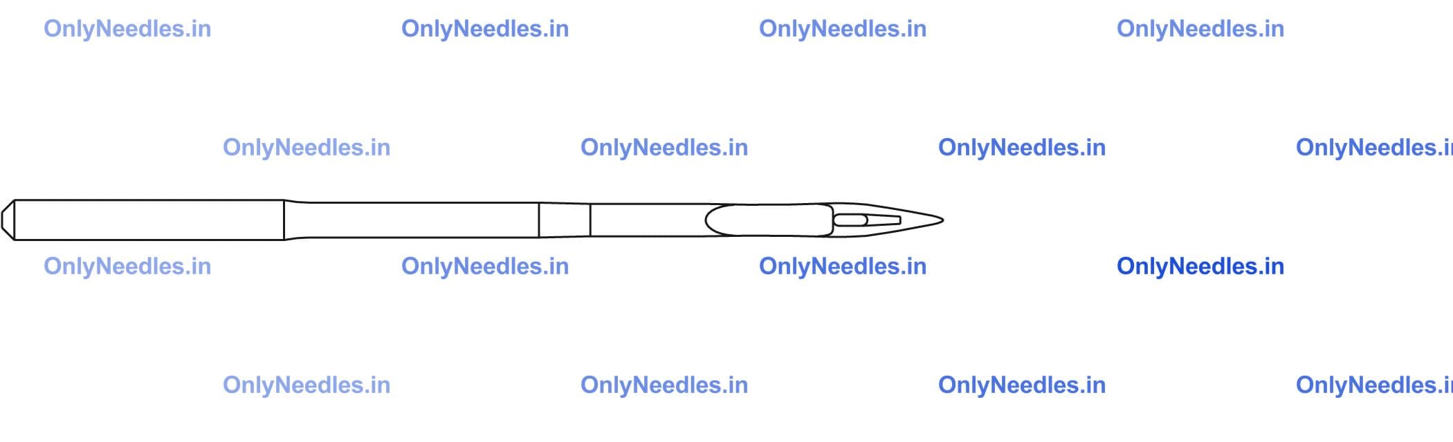 Needle — rear view