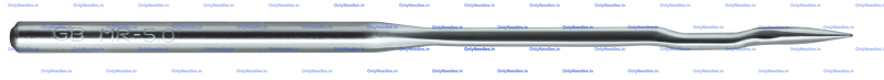 Needle — rear view