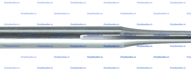 Needle — rear view